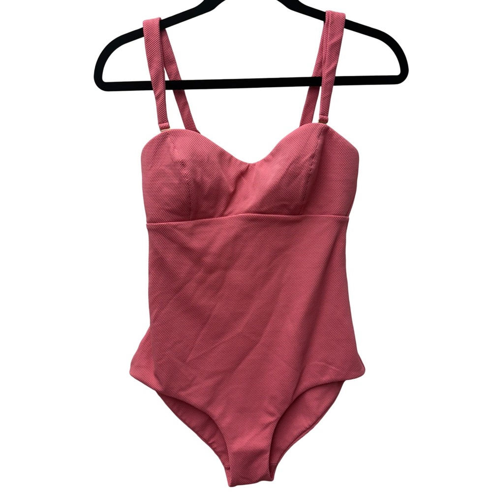 Cossie + Co Pink One-Piece Swimsuit Size 2 which is US Size 6